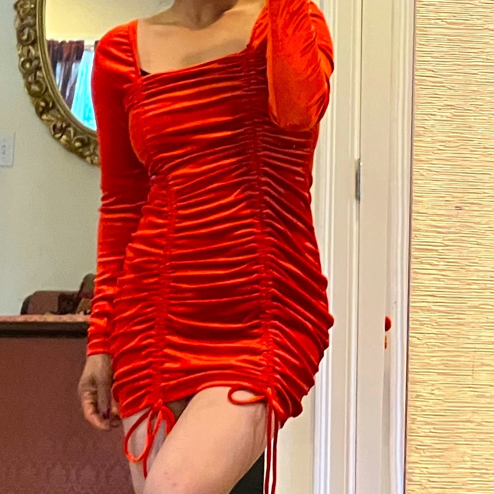 Classic velvet dress